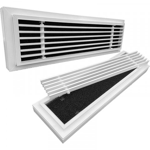 Невидимая линейная решетка VLLS-G со съемным полотном